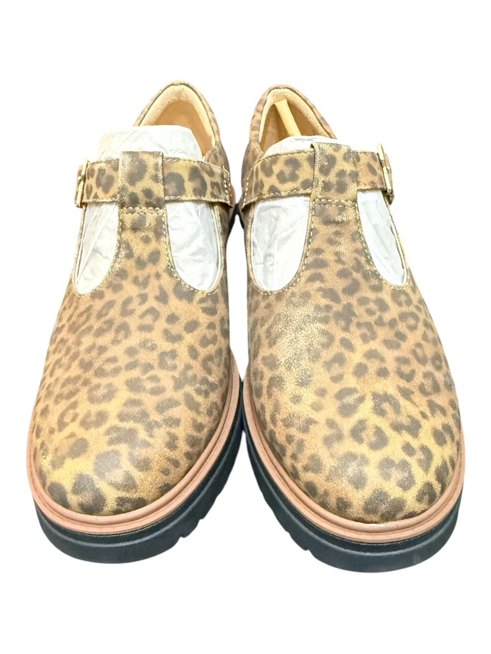 Dr. Scholl’s Bring It Jane Leopard Mary Jane Shoes Women’s Size 8M NIB